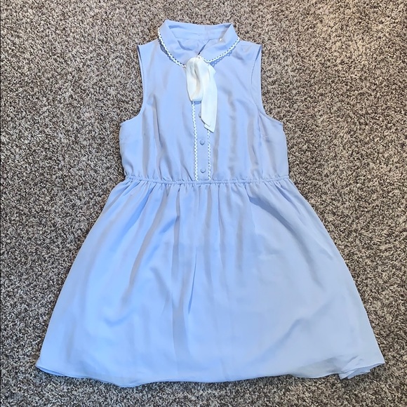 LC Lauren Conrad Dresses & Skirts - [LAUREN CONRAD] Baby Blue Peter Pan Collar Dress